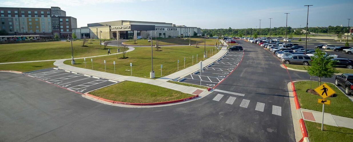 Kalahari Convention Center parking lot